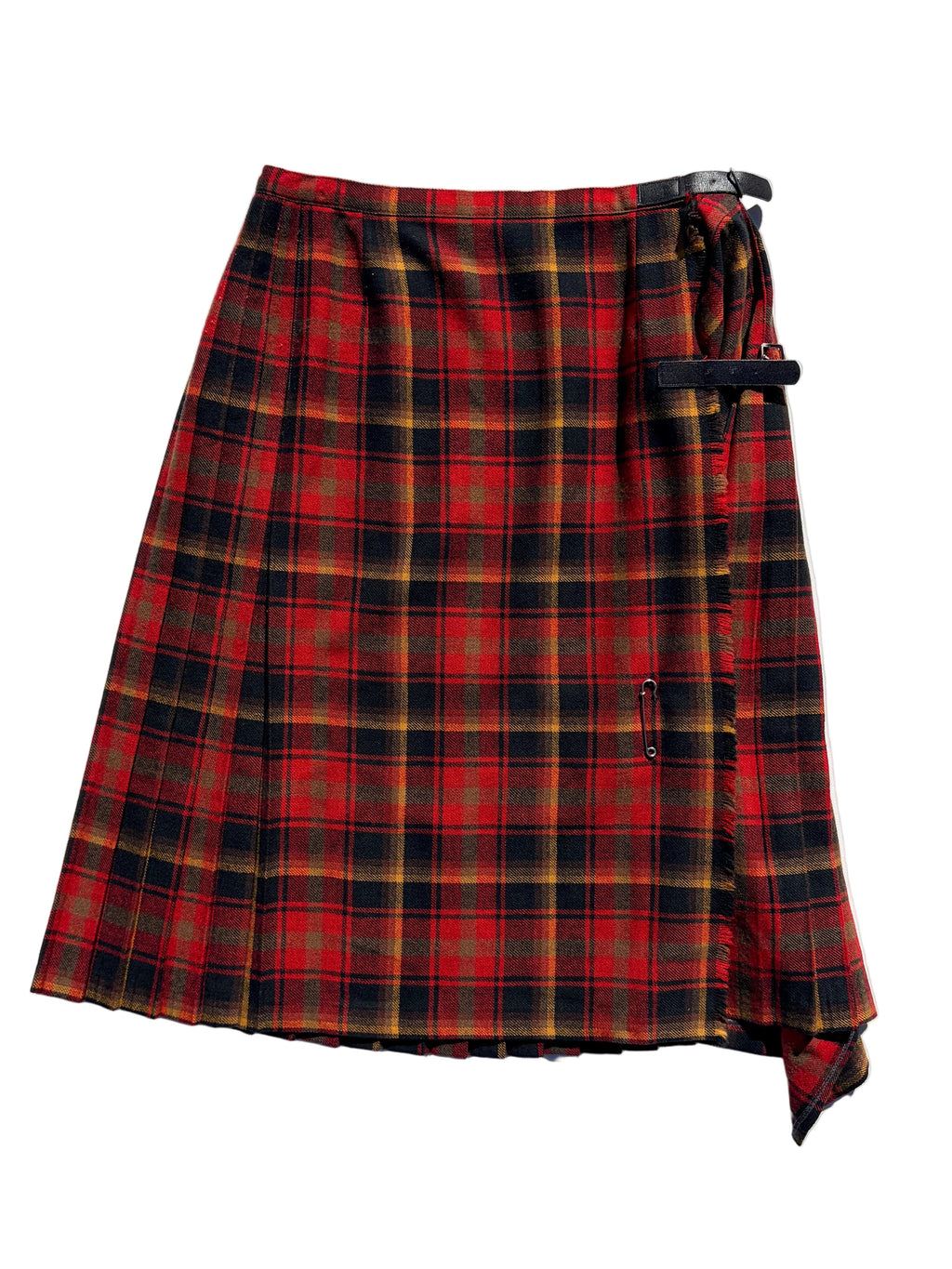 Vintage Wool Tartan Skirt