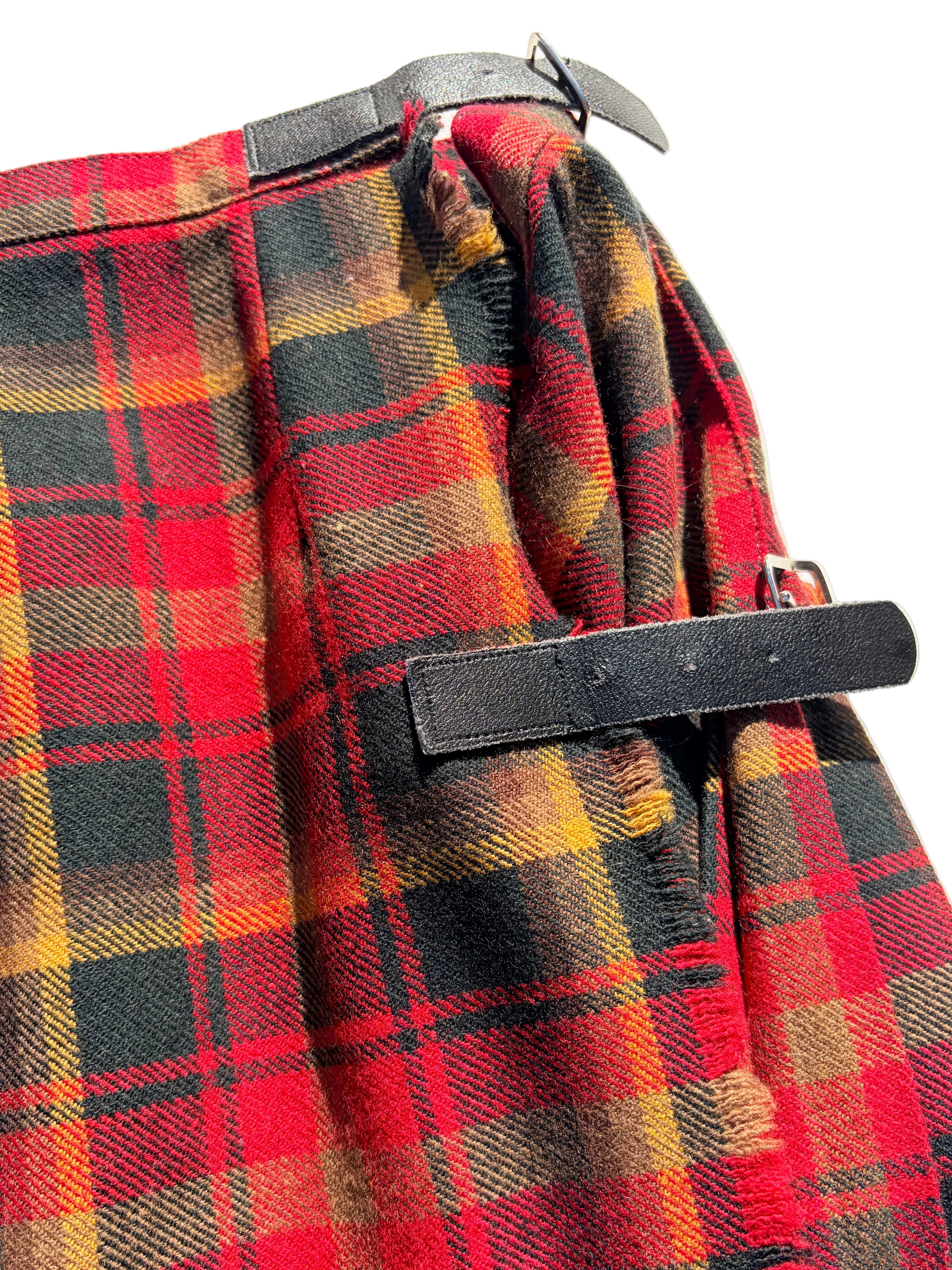 Vintage Wool Tartan Skirt