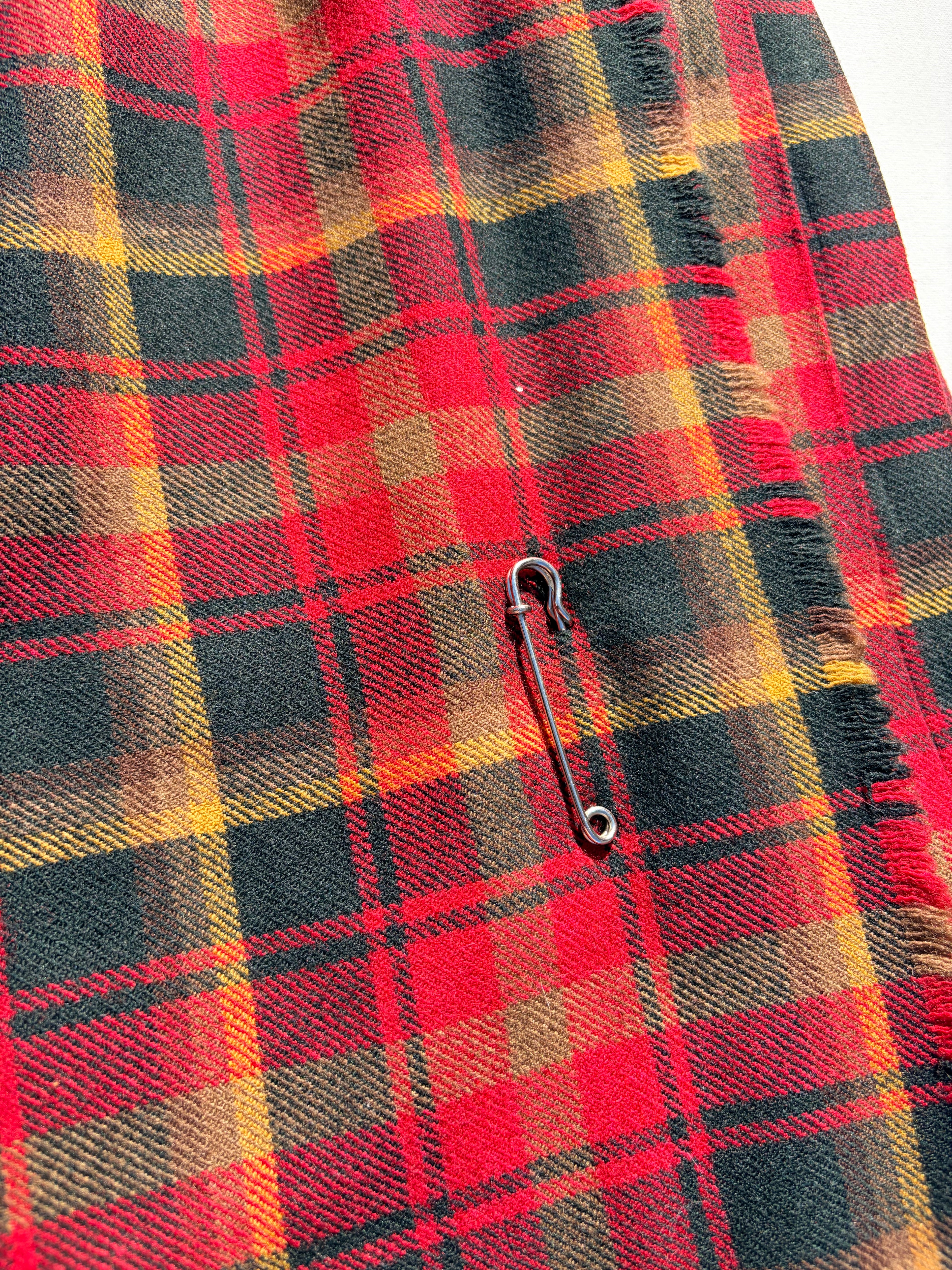 Vintage Wool Tartan Skirt