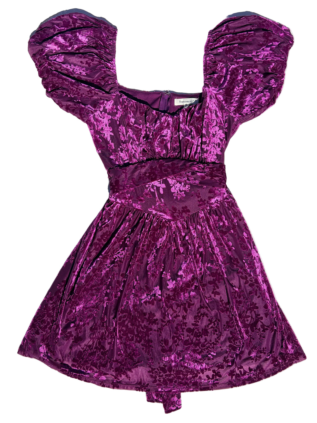 Francesca's Crush Velvet Dress