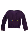Purple Euro Knitted Sweater