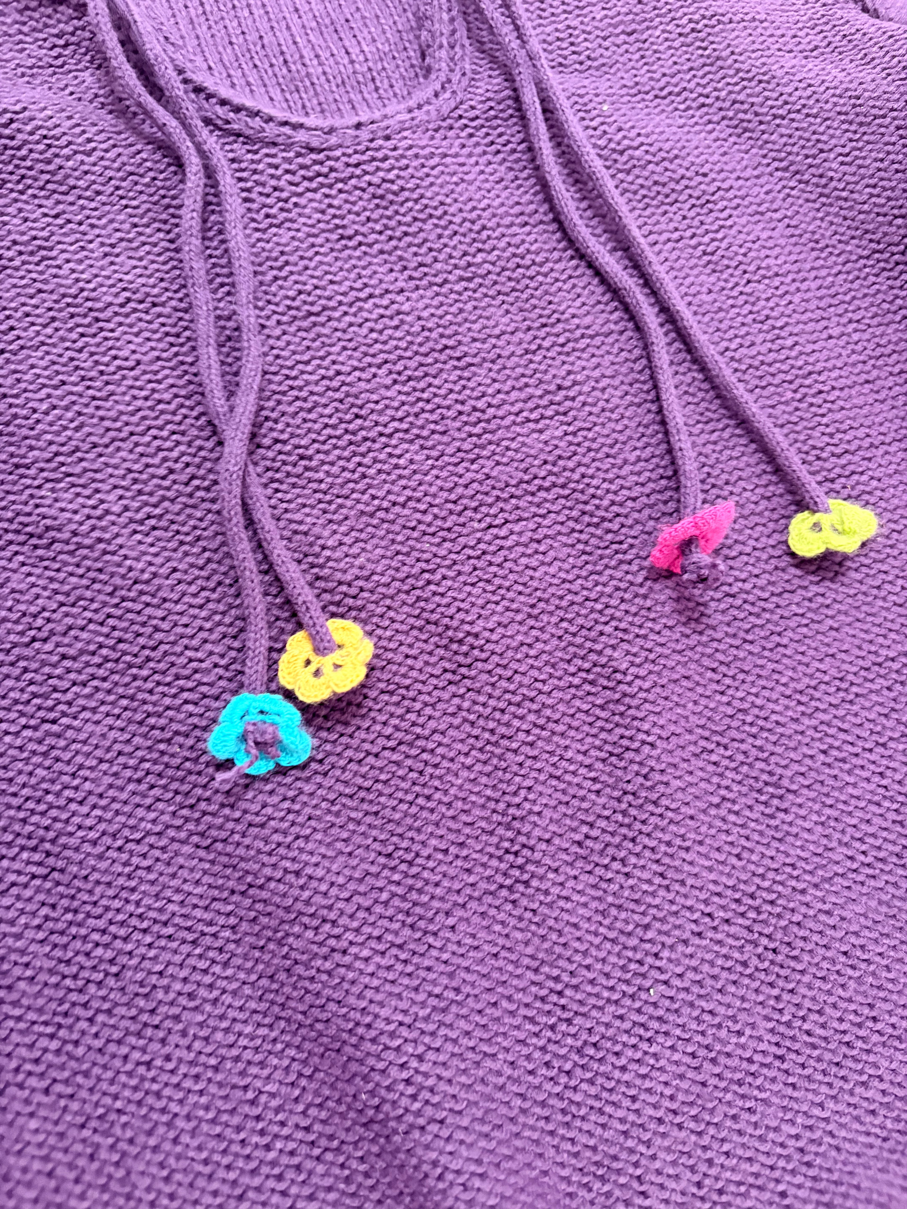 Purple Euro Knitted Sweater