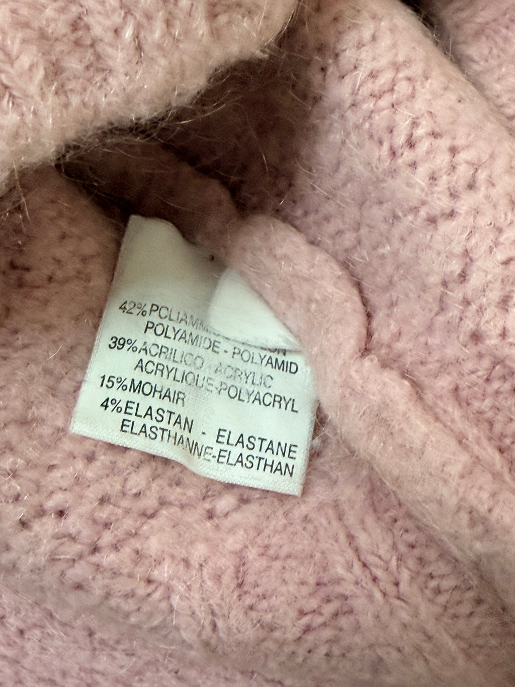 Pink Mohair Sweater