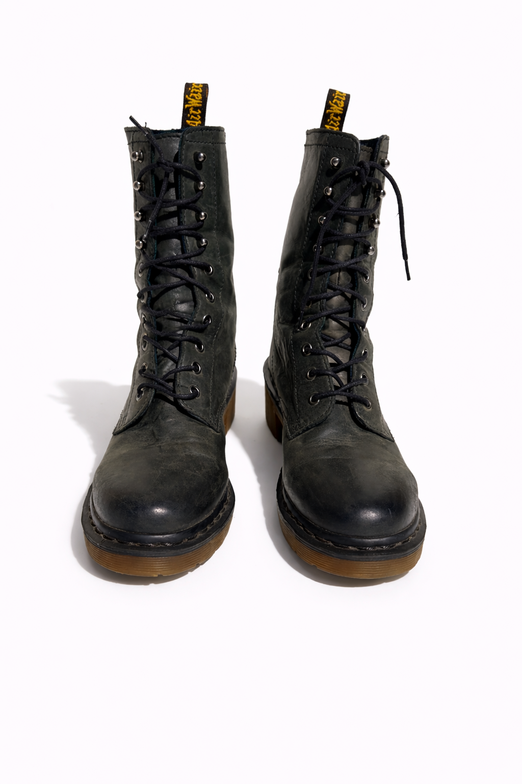 Distressed Green Dr. Martens