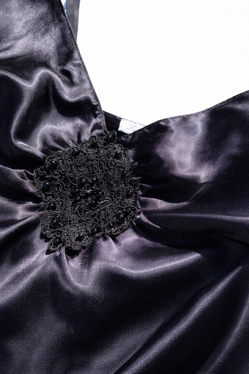 Black Satin Slip — Y2K Era